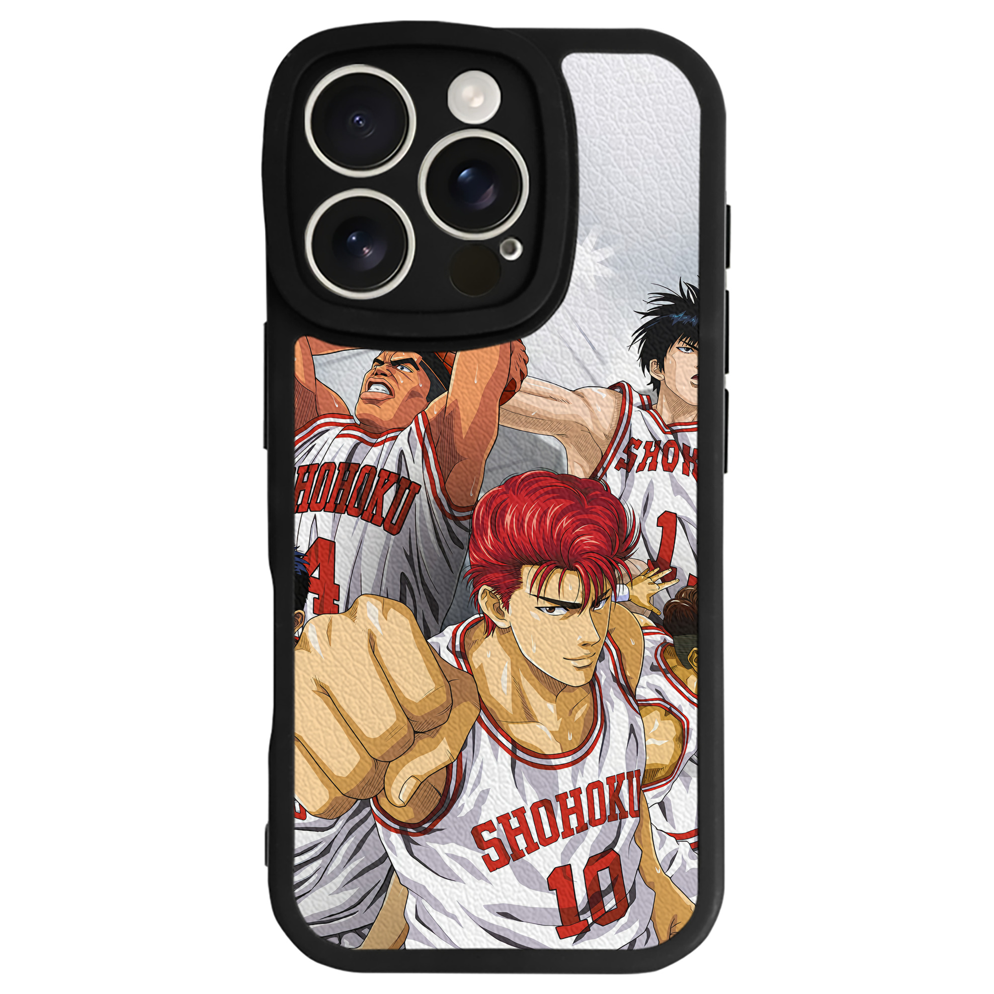 （画像用） SLAM DUNK／スラムダンク 【iPhone 16シリーズ対応】シリコンスマホケース（レザー調） 材質：シリコン